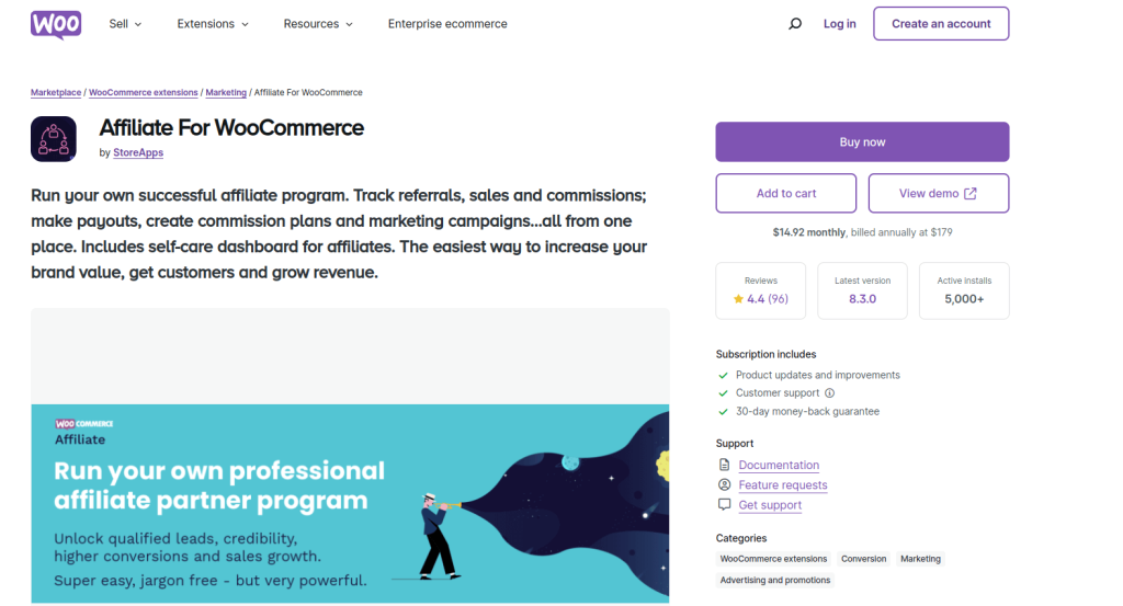 Affiliate for WooCommerce