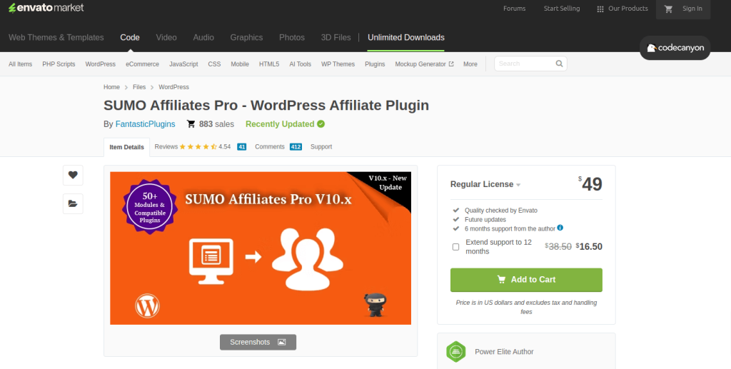 SUMO Affiliates Pro plugin