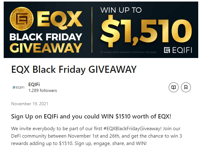 Black Friday Giveaway