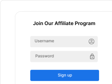 Built-in Signup Forms