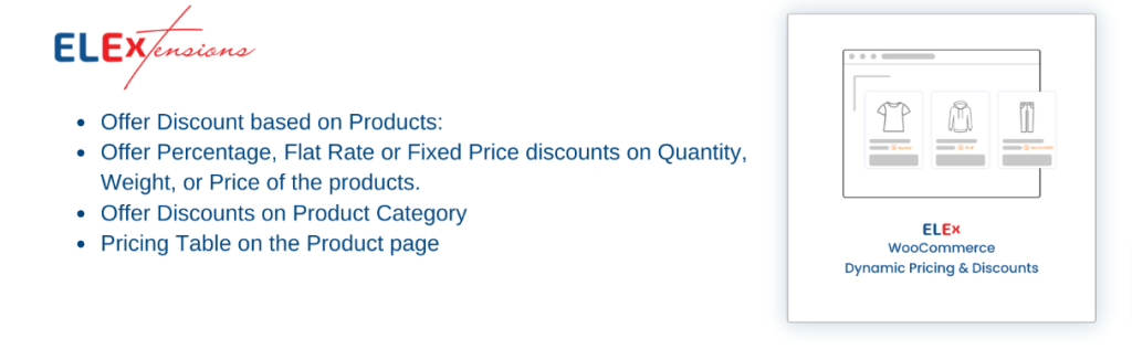 ELEX WooCommerce Dynamic Pricing