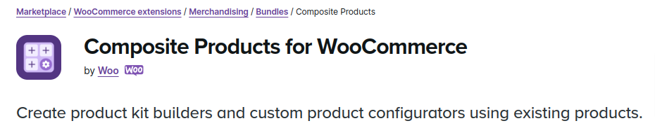 Composite Product Plugin