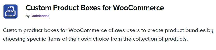 Custom Product Boxes Plugin