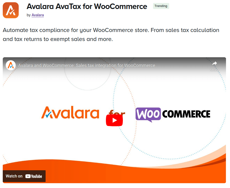 AvaTax WooCommerce Plugin