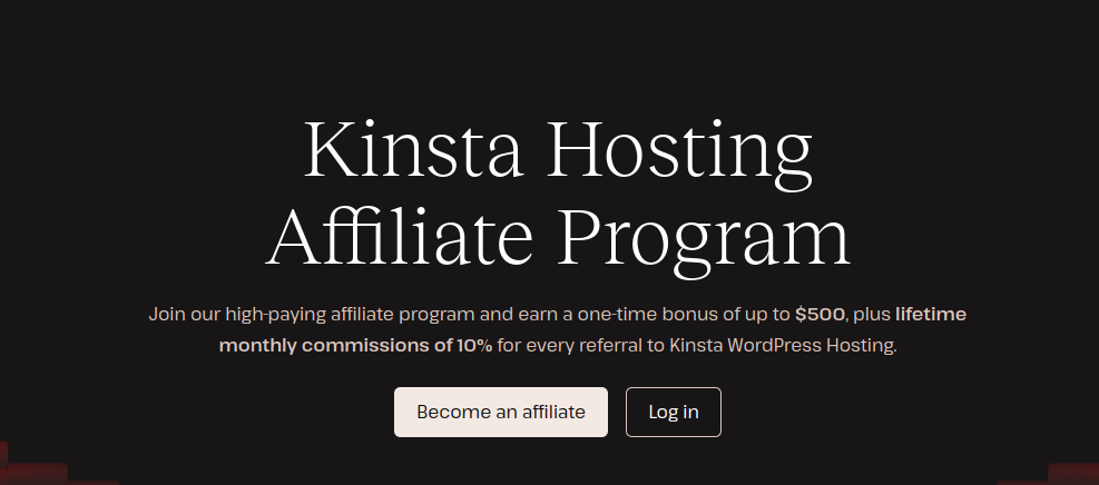 Kinsta Affiliate Program