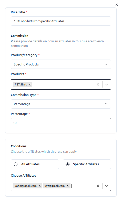 Referral-Based Commission Rate