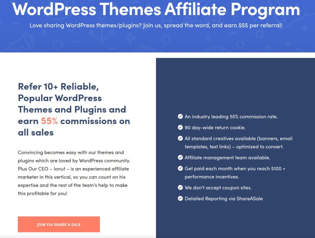 Themeisle Affiliate Program