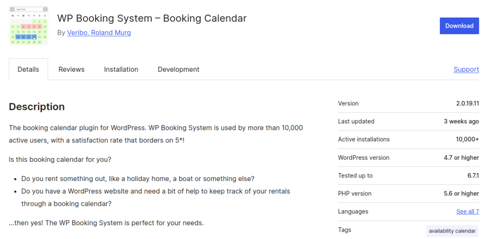 WP Booking System