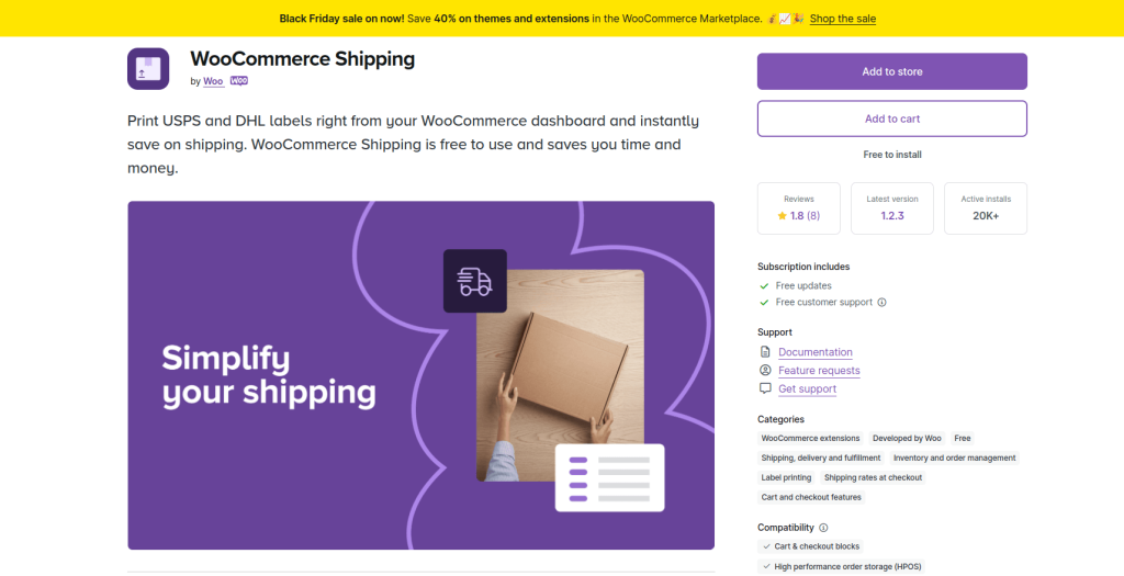 WooCommerce Shipping