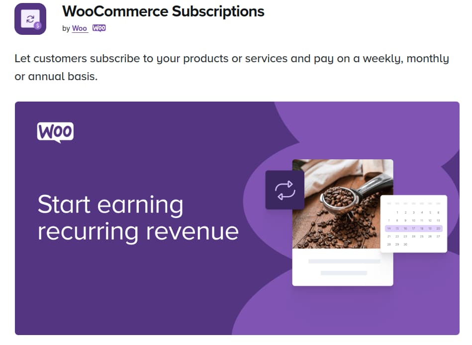 WooCommerce Subscription Plugin